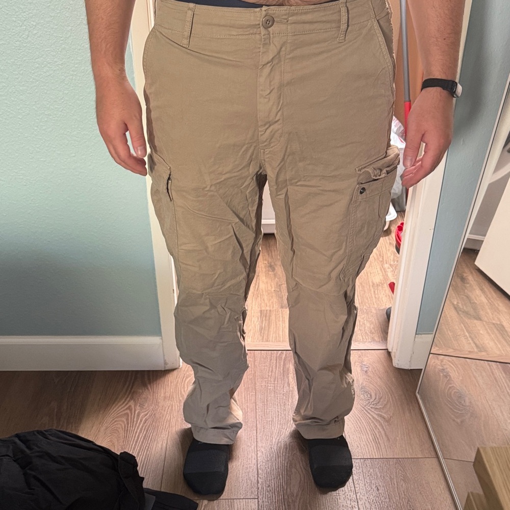Uniqlo Khaki Cargo Pants